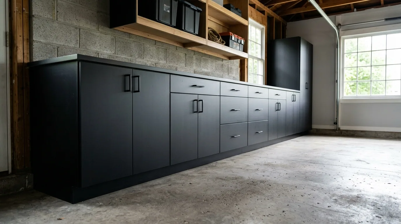 The finished result of professional cabinet painting: the completed work looking clean, correct and — Terre Haute, IN